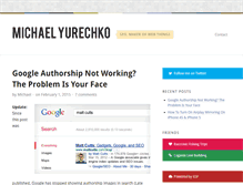 Tablet Screenshot of michaelyurechko.com